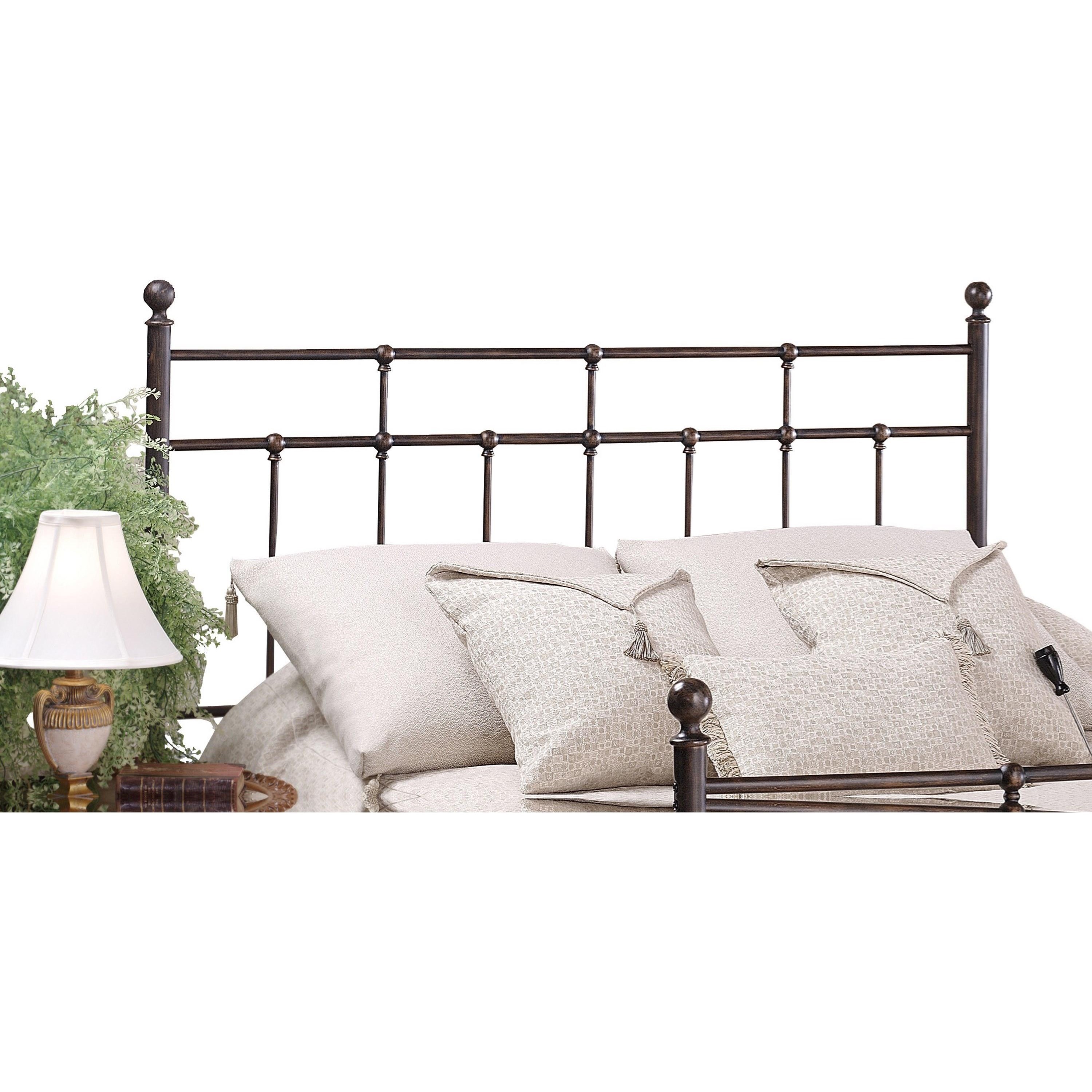 Hillsdale Metal Beds King Providence Headboard with Rails A1